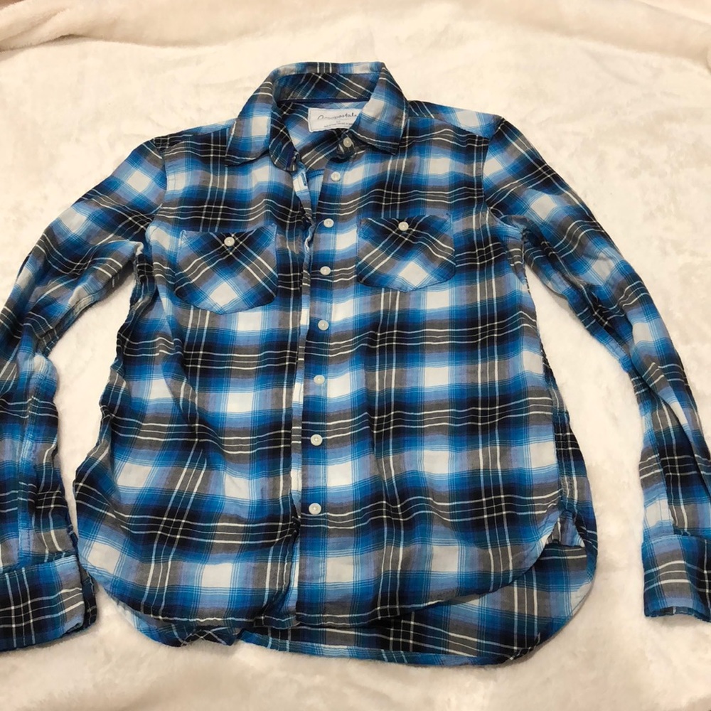 Blue & Black Flannel
